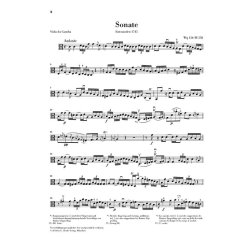 C.P.E. Bach: Gamba Sonatas Wq 88, 136, 137, Edition for Gamba (Viola)