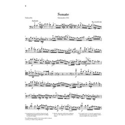 Carl Philipp Emanuel Bach: Gamba Sonatas - Edition For Cello