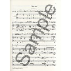 Carl Philipp Emanuel Bach: Gamba Sonatas - Edition For Cello