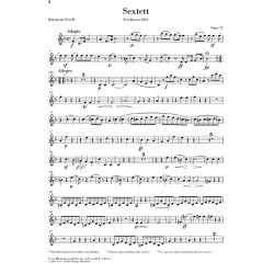BEETHOVEN SEXTET IN Eb MAJOR OP71 MARCH WOO 29 WIND INST URTEXT BOOK