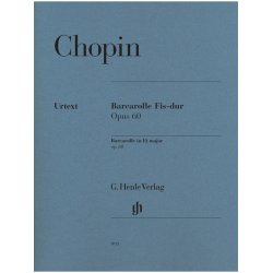 Frdric Chopin: Barcarolle In F Sharp Op.60 (Urtext Edition)