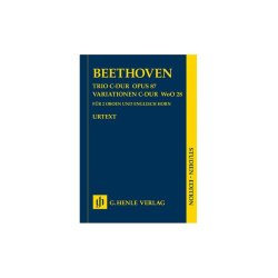 Ludwig Van Beethoven: Trio In C Op.87/Variations In C WoO 28 - Wind Study Score