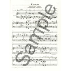 Spohr Louis Clarinet Concerto No.1 In C Minor Op. 26 Clt/Pf Urtext Bk