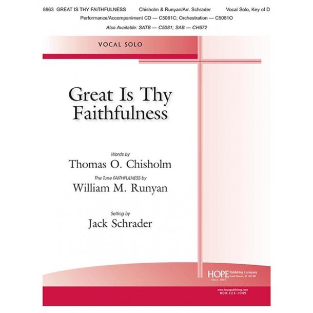 Great Is Thy Faithfulness