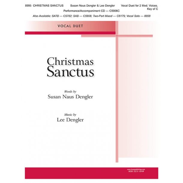 Christmas Sanctus : Vocal Duet, 2 Med. Voices, Key of C