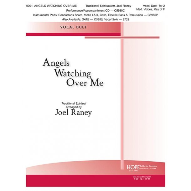 Angels Watching Over Me : Vocal Duet 2 Med. Voices, Key of F
