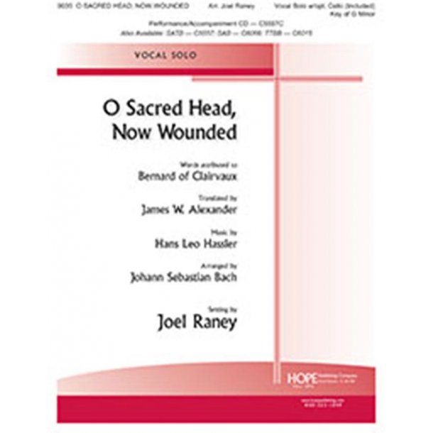 O Sacred Head, Now Wounded : Vocal Duet, key of B-Flat