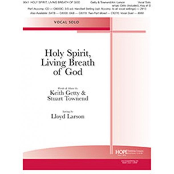 Holy Spirit, Living Breath of God : Vocal Solo, key of D