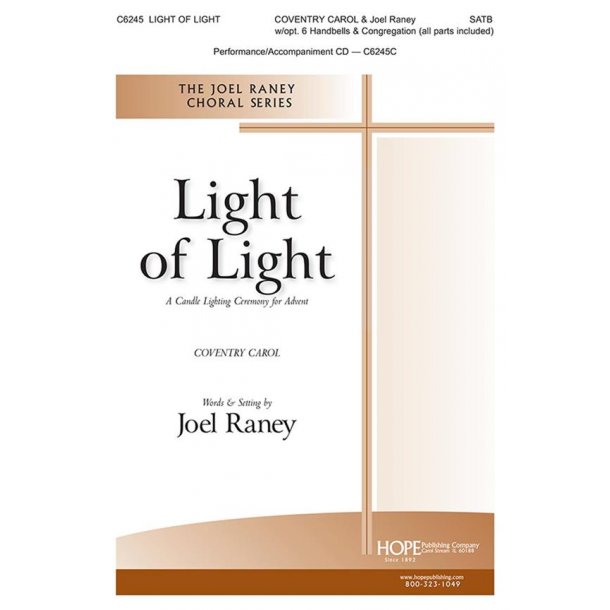 Light of Light: A Candle Lighting Ceremony : for Advent, Isaiah 40:36, Matthew 3:3, John 1:1-5