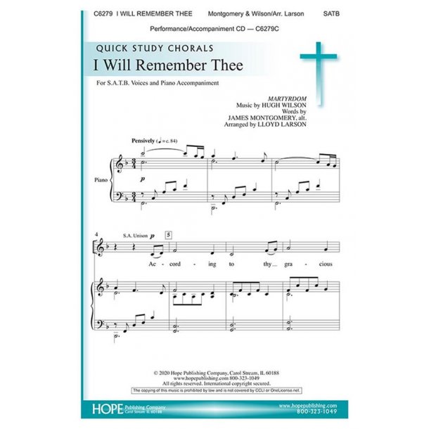 I Will Remember Thee