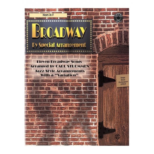Broadway By Special Arrangment - Horn In F