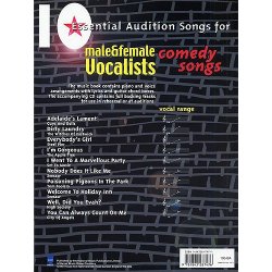 Essential Audition Songs For Male And Female Vocalists: Comedy Songs