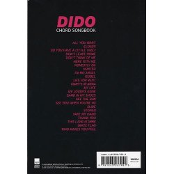 Dido: Chord Songbook