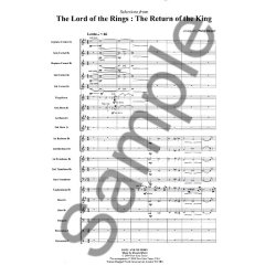 Lord Of The Rings - The Return Of The King: Selections For Brass Band