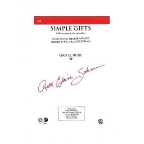 Simple Gifts (arr. Schram) - SATB