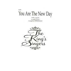 John David: You Are The New Day (SATB)