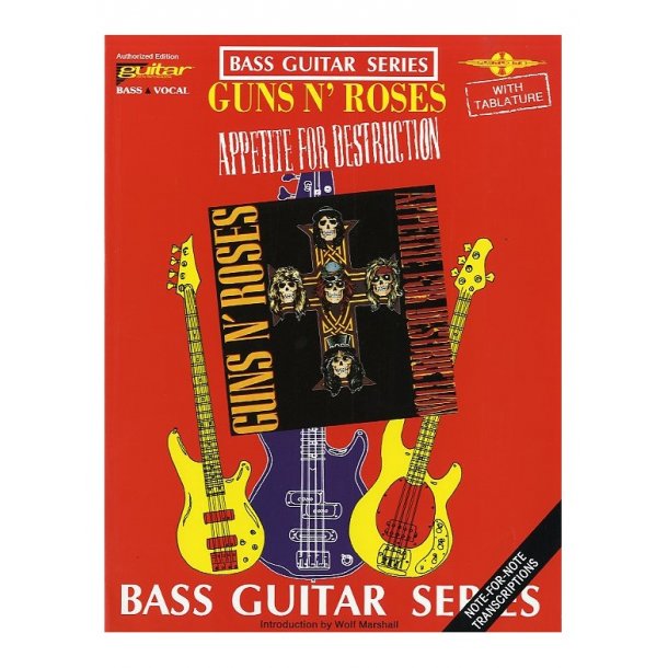 Guns N' Roses: Appetite For Destruction (For Bass Guitar)