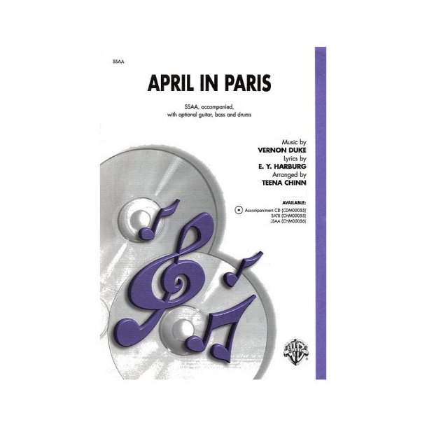 Vernon Duke: April In Paris (SSAA)