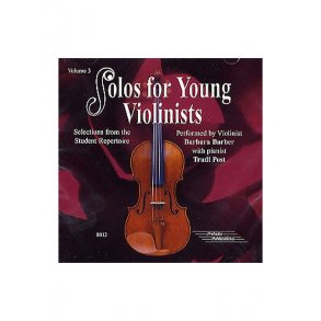 Suzuki Solos For Young Violinists Volume 3 Cd