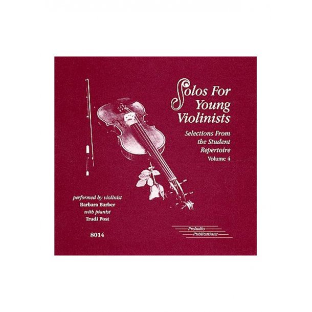 Suzuki Solos For Young Violinists Volume 4 - CD