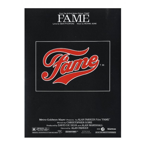 Christopher Gore: Fame Single Sheet PVG