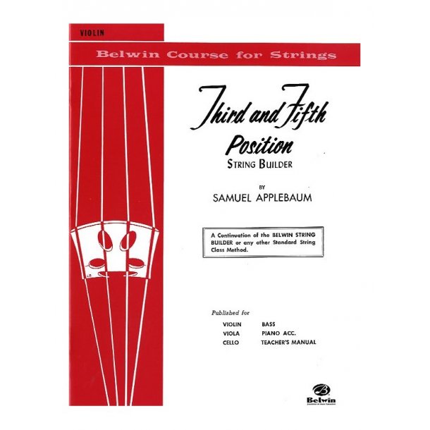 Samuel Applebaum: String Builder - Third And Fifth Position