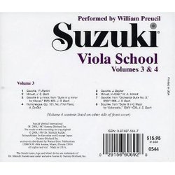 Suzuki: Viola School - Volume 3 and 4