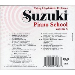 Suzuki: Piano School, Volume 5 (CD)