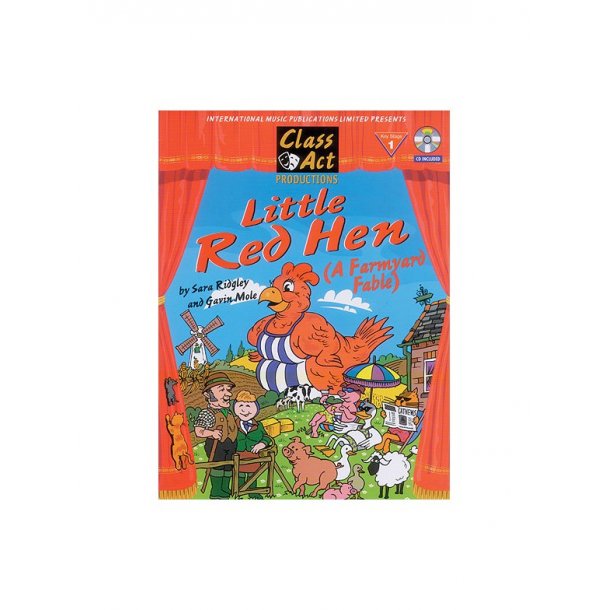 Little Red Hen (A Farmyard Fable) With Cd For Piano, Voice And Guitar