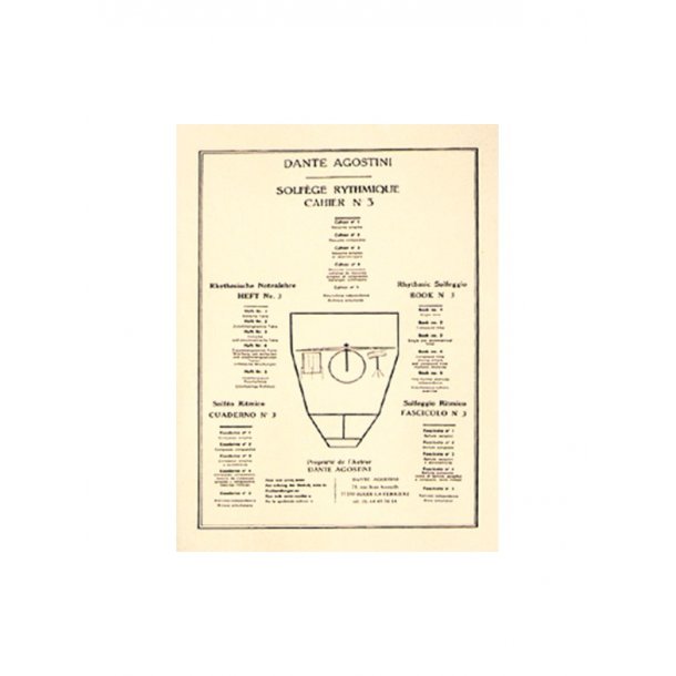 Agostini Solfege Rythmique 3 Drums