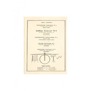 Dante Agostini: Solfège Syncopé - Syncopated Solfeggio - No.1