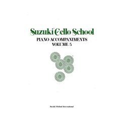 Suzuki Cello School Volume Five - Piano Accompaniment