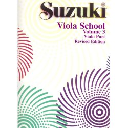 Suzuki Viola School Volume 3 - Viola Part (Revised Edition)