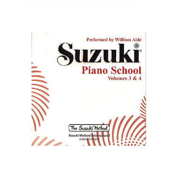 Suzuki Piano School Volumes 3 And 4 CD
