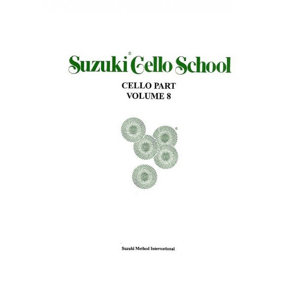 Suzuki Cello School 8 Part