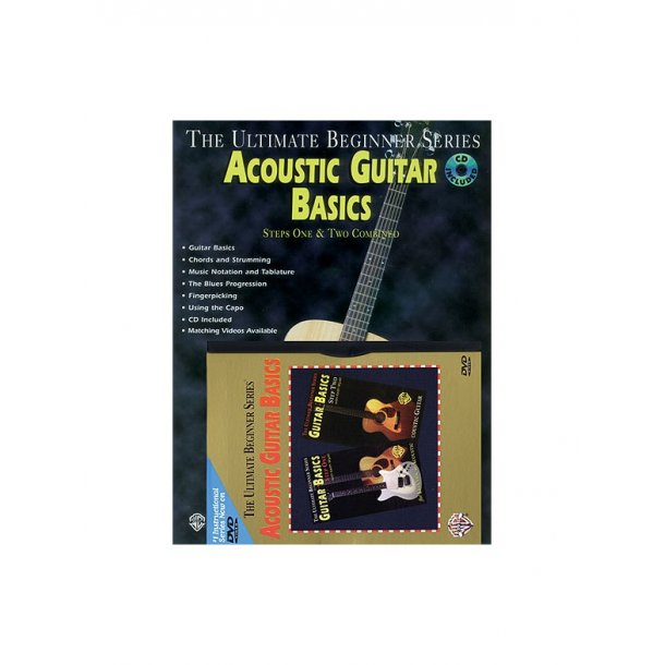 Ultimate Beginner: Acoustic Guitar Basics Steps One And Two Combined (Book and DVD)