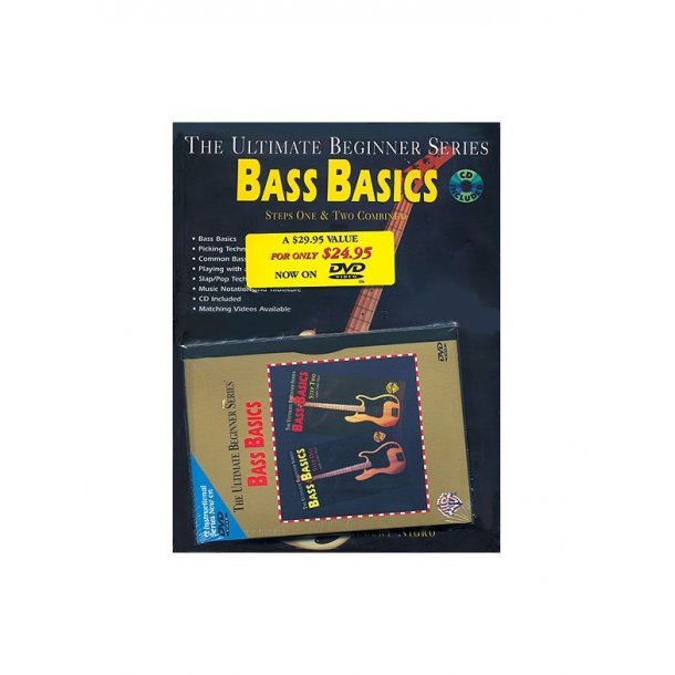 Ultimate Beginner: Bass Basics Steps One And Two Combined (Book/DVD)