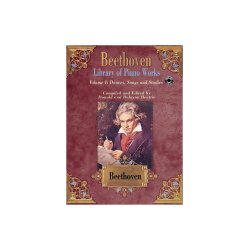 Beethoven Library Of Piano Works Volume I: Dances, Songs and Studies