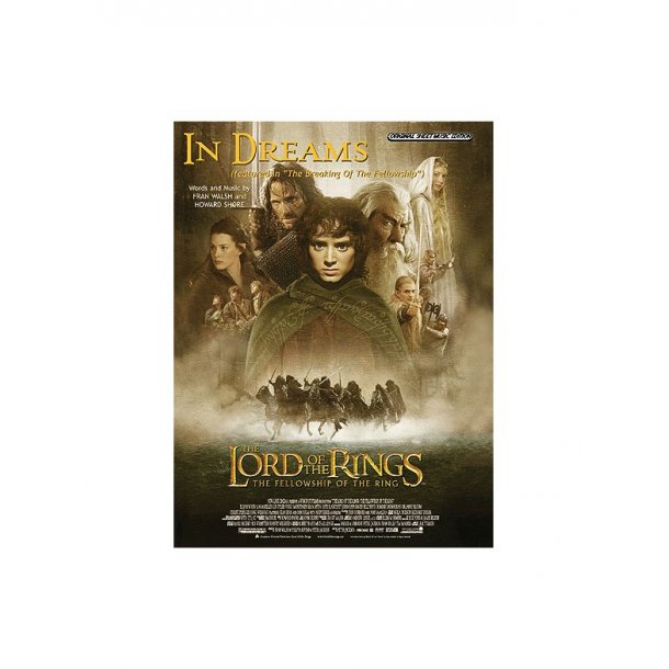 Lord Of The Rings: In Dreams For Piano, Vocals And  Guitar