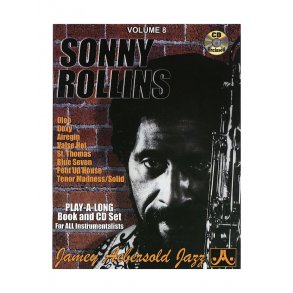 Jamey Aebersold Jazz Play-A-Long Volume 8: Sonny Rollins (Book/CD)