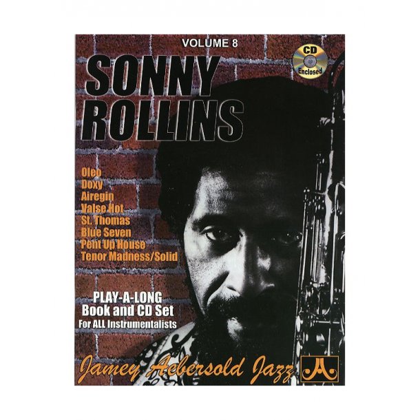 Jamey Aebersold Jazz Play-A-Long Volume 8: Sonny Rollins (Book/CD)
