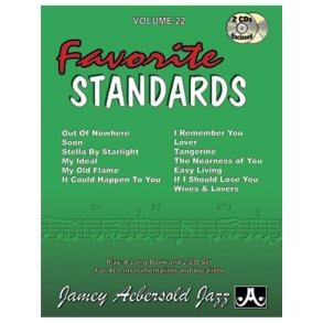 Jamey Aebersold Volume 22 Favourite Standards