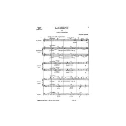 Frank Bridge: Lament (Score)