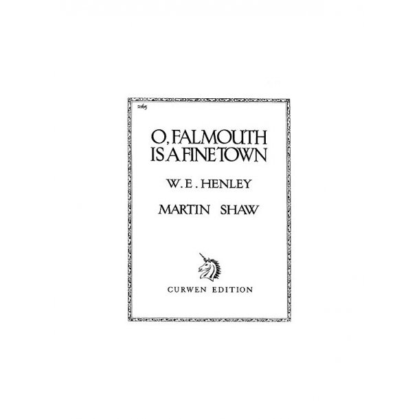 Shaw, M O,falmouth Is A Fine Town Voice/Piano