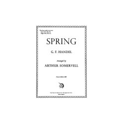 Handel, Gf Spring (D+e) Voice/Piano