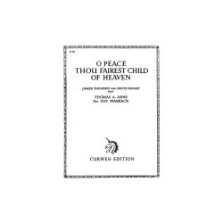 Arne, T O Peace Thou Fairest Child Of Heaven Voice/Piano