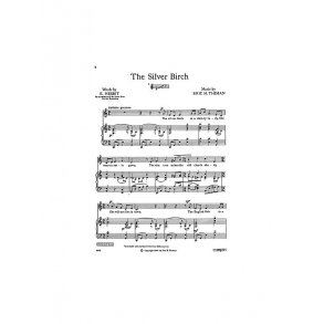 Thiman, E The Silver Birch Voice And Piano