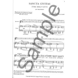 Ralph Vaughan Williams: Sancta Civitas Vocal Score