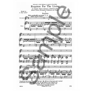 Donald Swann: Requiem For The Living Vocal Score