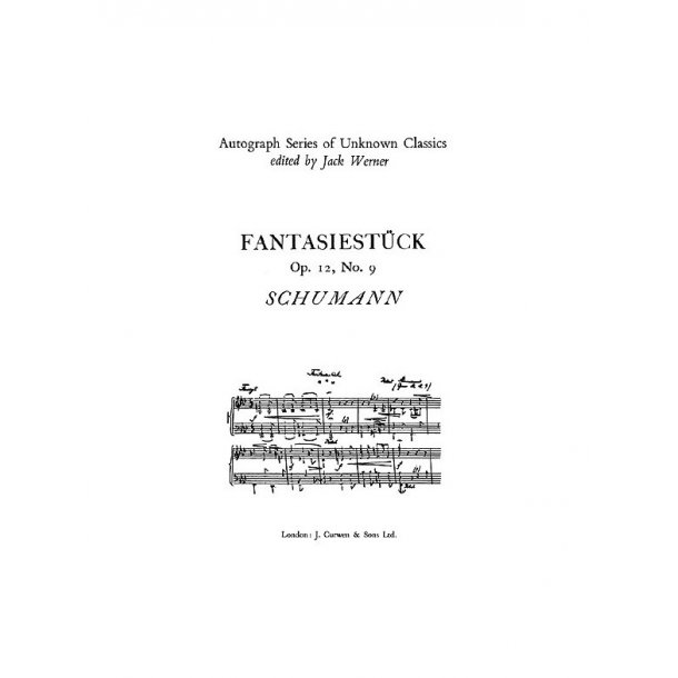 Schumann, R Fantasiestuck Op12 No9 Piano